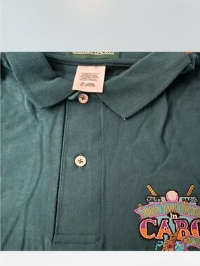 New Designer Golf Shirt Green Polo Shirt with Embroidered Graphic